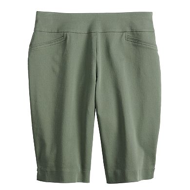 Women's Croft & Barrow® Effortless Stretch Bermuda Shorts