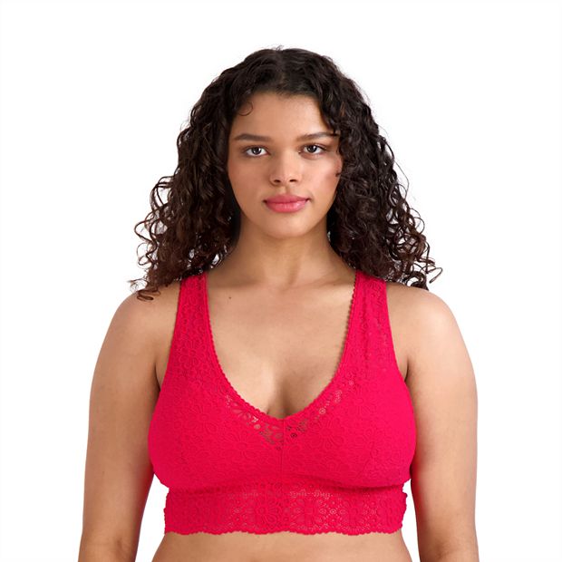 Juniors' SO® Lace Plunge Bralette SO51-030