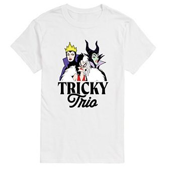 Disney's Villians Big & Tall Tricky Trio Graphic Tee