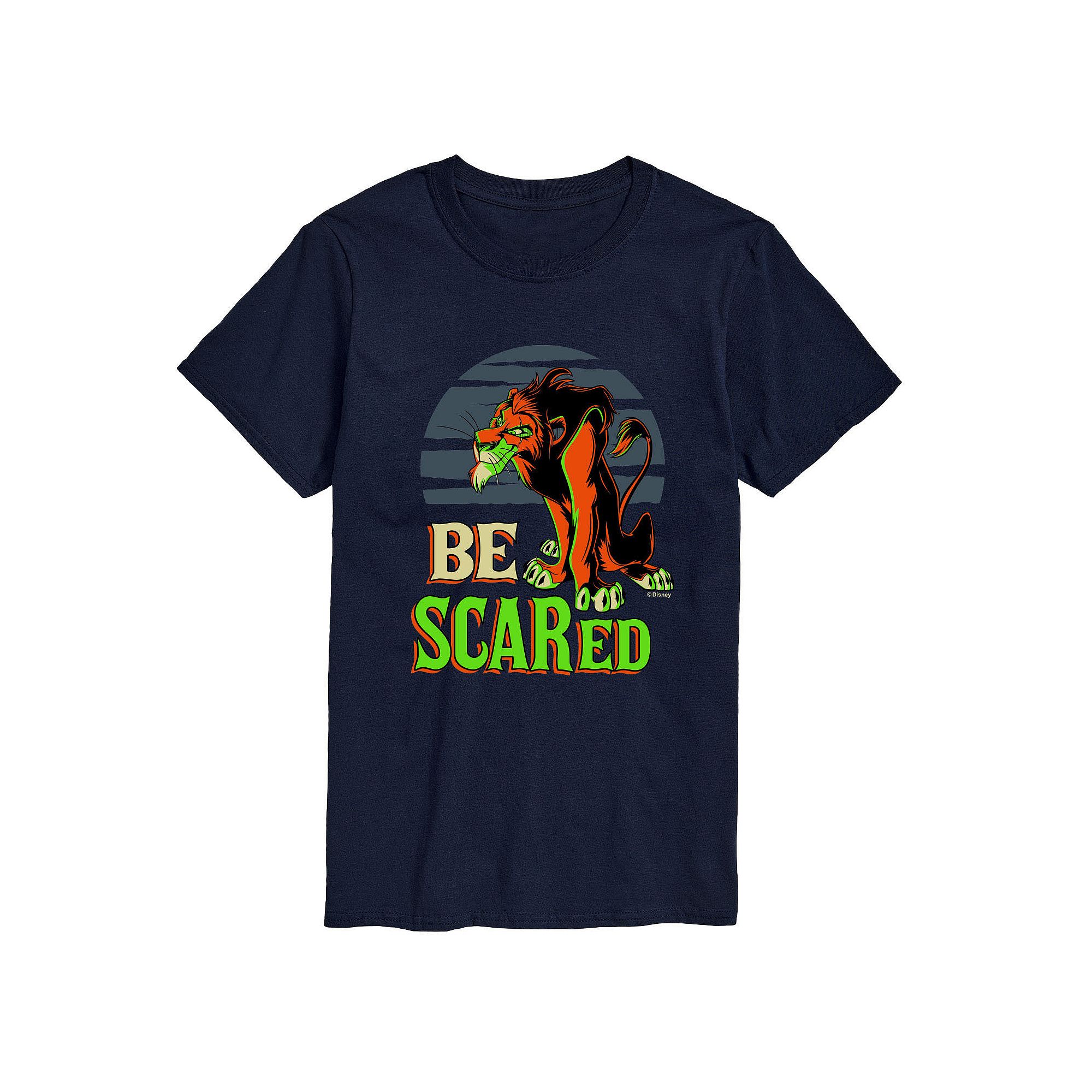 Disneys Villians Big & Tall Be Scared Graphic Tee, Mens, Size: Large Tall