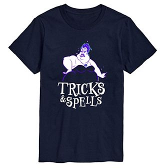 Disney's Villians Big & Tall Tricks Spells Graphic tee