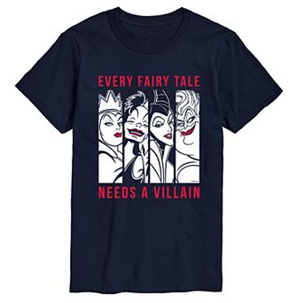 Disney's Villians Big & Tall Fairy Tale Graphic Tee