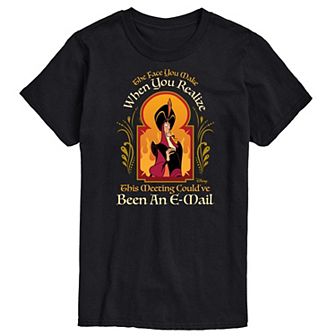 Disney's Villians Big & Tall Email Graphic Tee