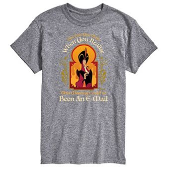 Disney's Villians Big & Tall Email Graphic Tee