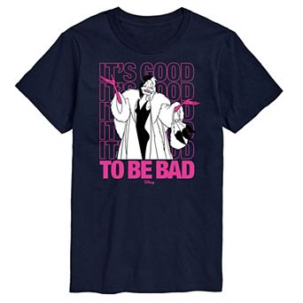 Disney's Villians Big & Tall Be Bad Graphic Tee