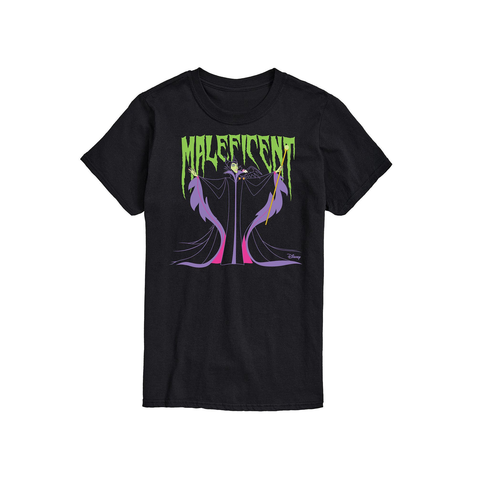 Disneys Villians Big & Tall Maleficent Graphic Tee, Mens, Size: Large Tal