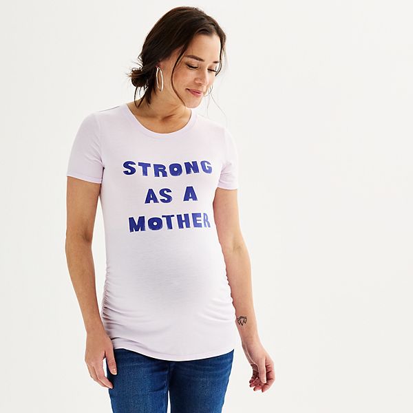 Maternity Sonoma Goods For Life® Fitted Crewneck Graphic Tee