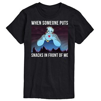 Disney's Villians Big & Tall Ursula Snacks Graphic Tee