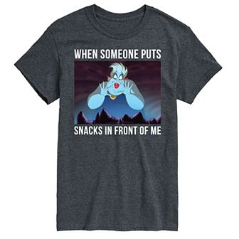 Disney's Villians Big & Tall Ursula Snacks Graphic Tee