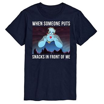 Disney's Villians Big & Tall Ursula Snacks Graphic Tee