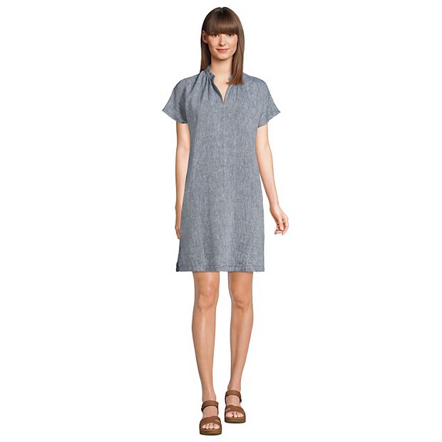 Lands end best sale linen dress