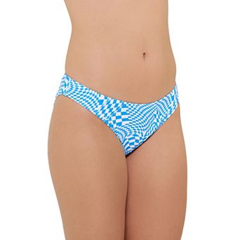 Juniors' Ninety-Nine° High Leg V-Waist Swim Bottoms