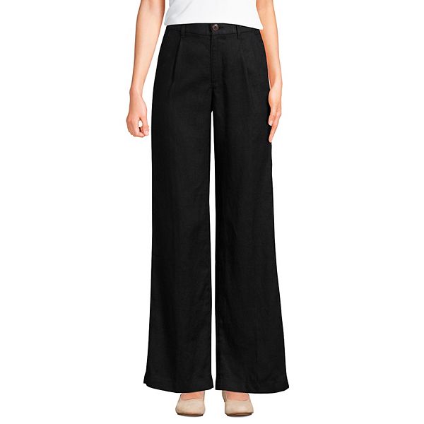 Lands end wide outlet leg pants