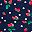 Navy Berry Dot