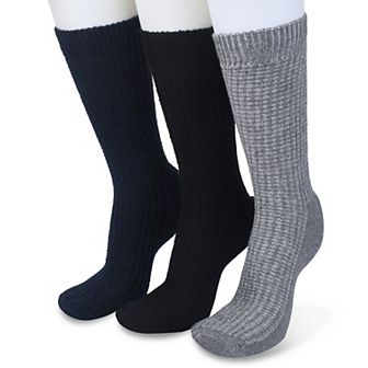 Women's GaaHuu 3-Pack Wool Blend Textured Socks