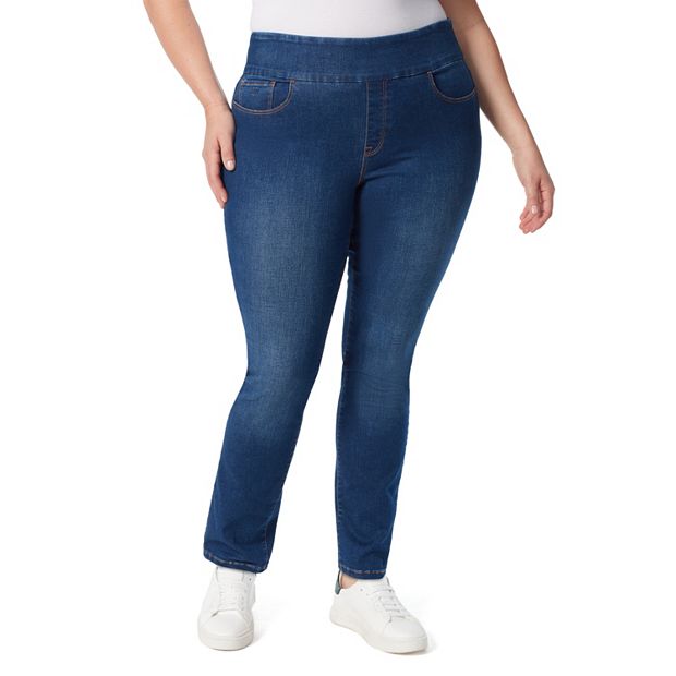 Plus Size Gloria Vanderbilt Amanda Pull On Pants 18W SHORT