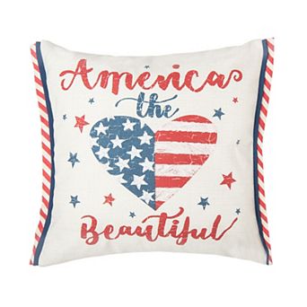 C&F Home America the Beautiful Patriotic Throw Pillow