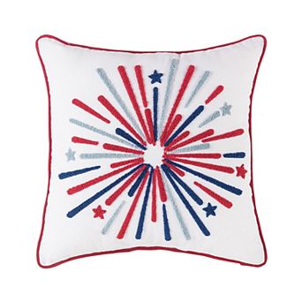 C&F Home Firework Tufted 4th of July Throw Pillow