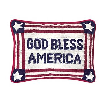 C&F Home God Bless America Patriotic Throw Pillow