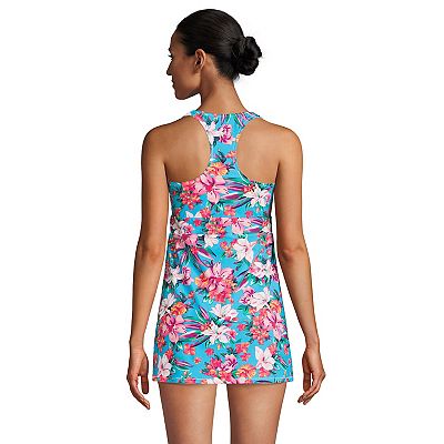 Women s Lands End Reversible Once Piece Swimdress
