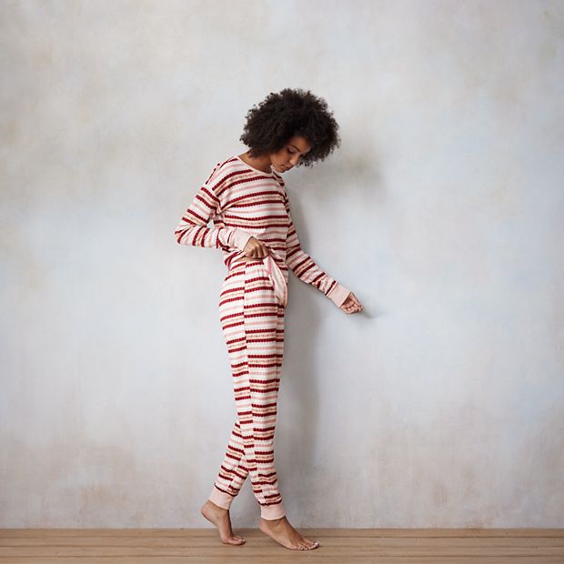Women's LC Lauren Conrad Pajama Top and Banded Pajama Bottoms Sleep Set