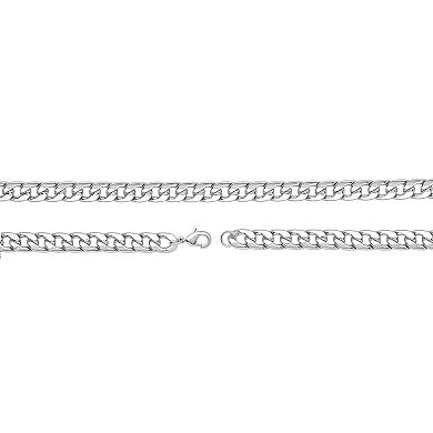 Aurielle Gender Neutral Flat Curb Link Chain Necklace