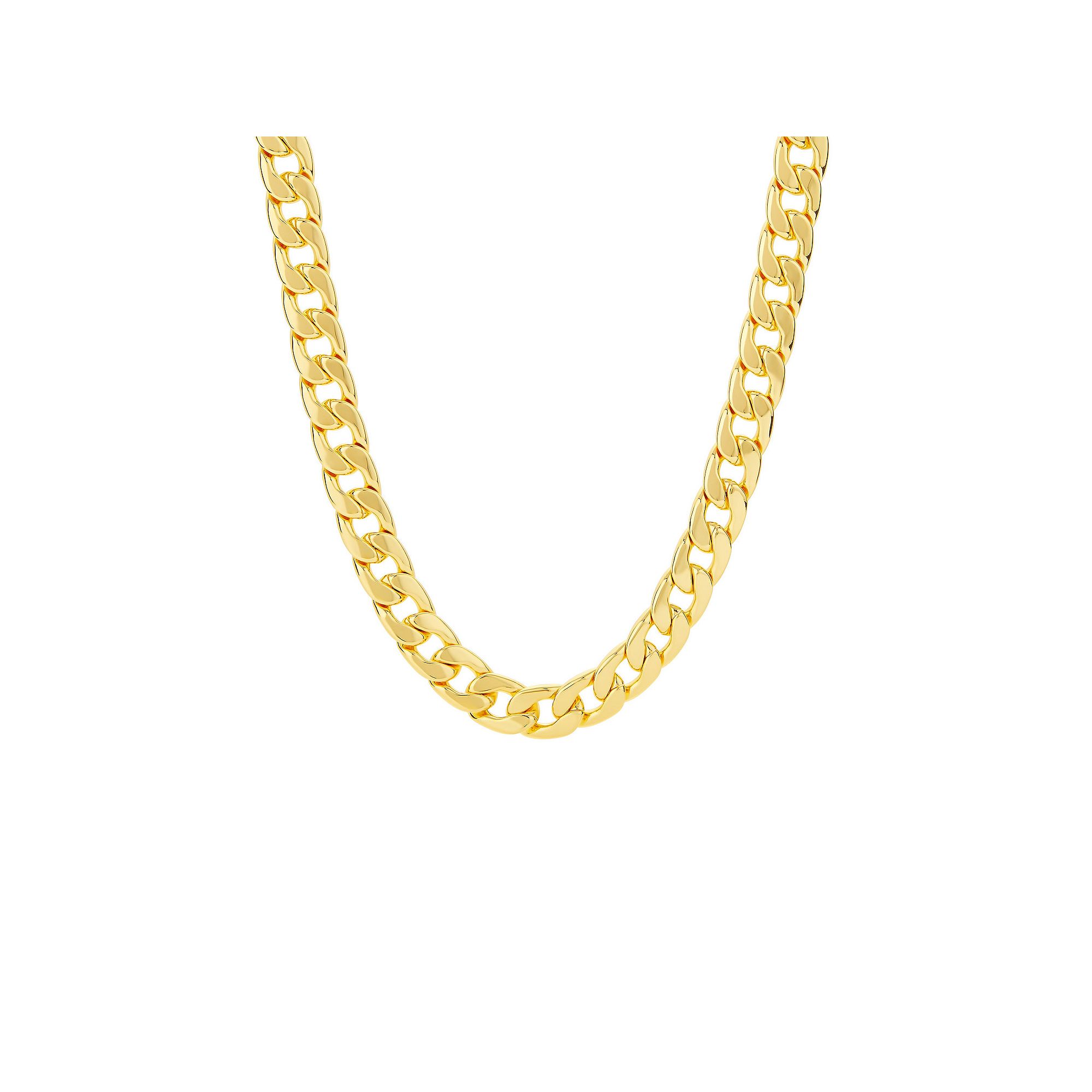 Aurielle Gender Neutral Flat Curb Link Chain Necklace, Womens, Size: 22
