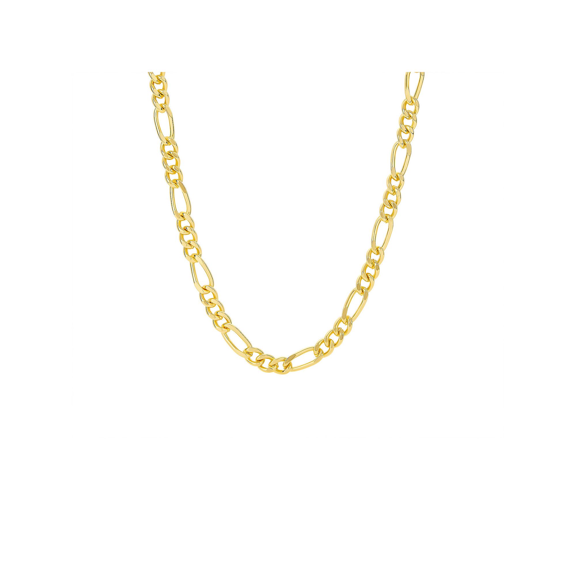 Aurielle Gender Neutral Thick Figaro Chain Necklace, Womens, Size: 24, 
