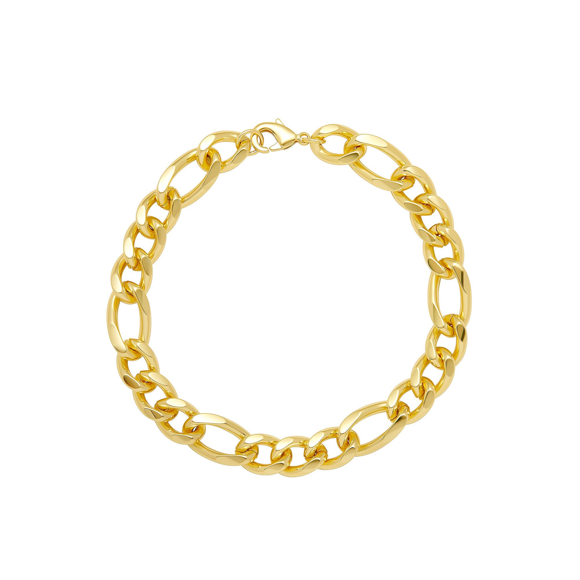 Aurielle Gender Neutral Thick Figaro Chain Bracelet, Womens, Size: 8.5,