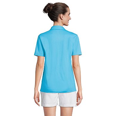 Women's Lands' End Short Sleeve Super-T Polo