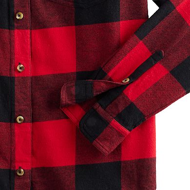 Women's Sonoma Goods For Life® Adaptive Easy Dressing Essential Flannel Shirt