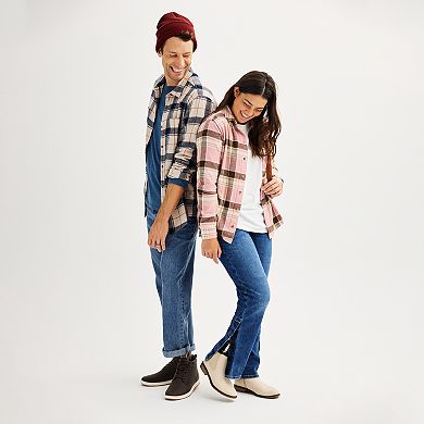 Women's Sonoma Goods For Life® Adaptive Easy Dressing Essential Flannel Shirt