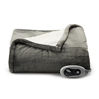 Cuddl Duds Plush Sherpa Heated Electric Throw Blanket