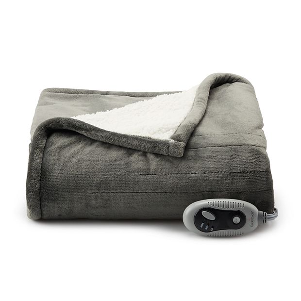Cuddl Duds® Plush Sherpa Heated Electric Throw Blanket