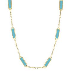 Kohls gold bar necklace deals