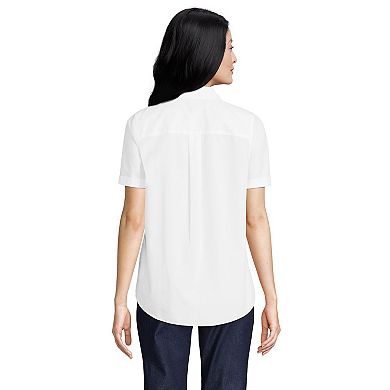 Women's Tall Lands' End Wrinkle-Free No-Iron Favorite Short Sleeve Shirt