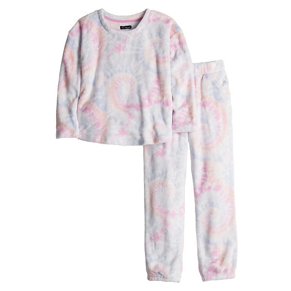 Girls 418 Cuddl Duds® 2Piece Pajama Top & Bottoms Set