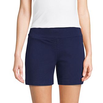 Petite Lands' End Starfish Mid-Rise 7" Pull-On Shorts