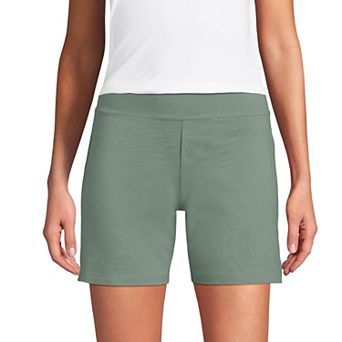 Petite Lands' End Starfish Mid-Rise 7" Pull-On Shorts