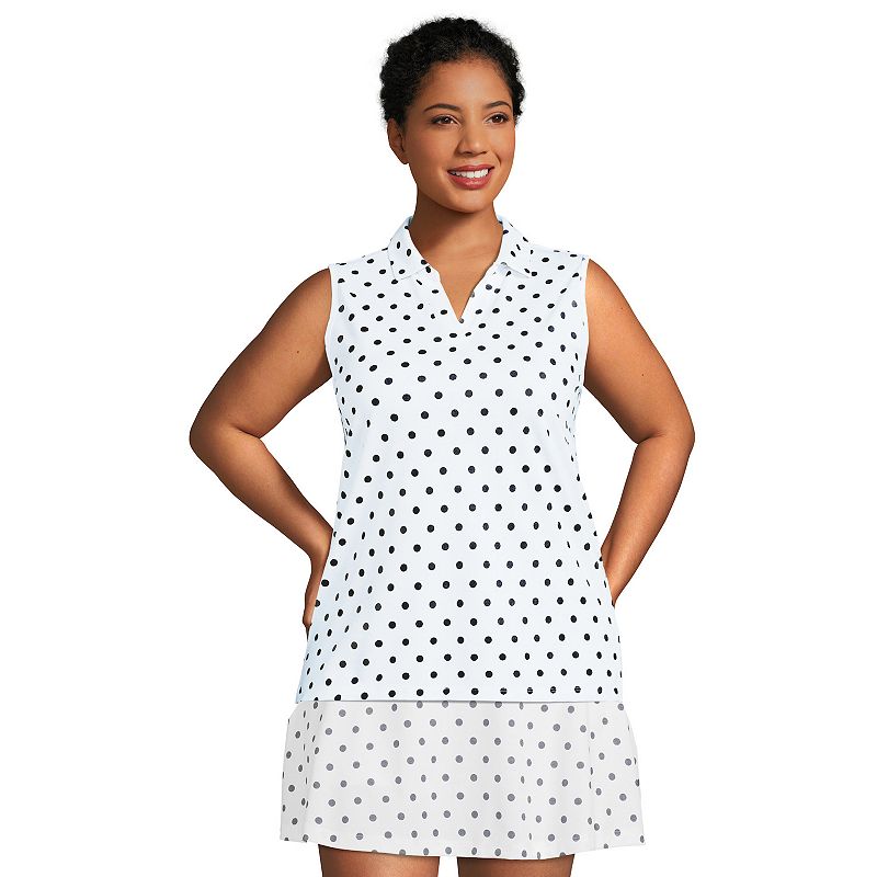 UPC 196612025484 product image for Plus Size Lands' End Performance Pique Sleeveless Polo Top, Women's, Size: 1XL,  | upcitemdb.com
