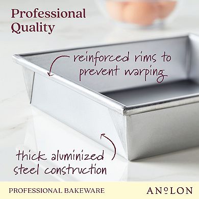 Anolon Pro-Bake Bakeware Aluminized Steel 9-in. Square Cake Pan