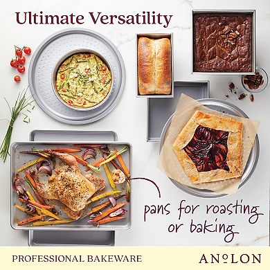 Anolon Pro-Bake Bakeware Aluminized Steel 9-in. Round Cake Pan