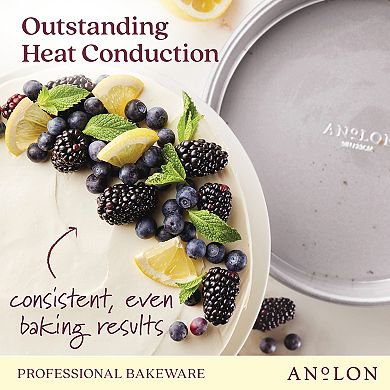 Anolon Pro-Bake Bakeware Aluminized Steel 9-in. Round Cake Pan