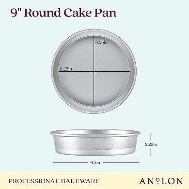 Anolon Pro-Bake Bakeware Aluminized Steel 9-in. Round Cake Pan