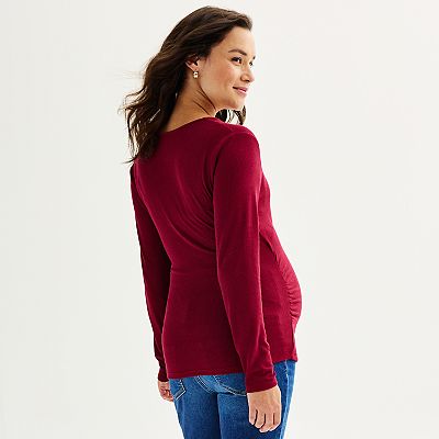 Maternity Sonoma Goods For Life Surplice Nursing Top