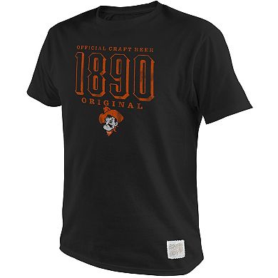 Men's Original Retro Brand Black Oklahoma State Cowboys 1890 Original Logo T-Shirt