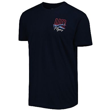 Men's Navy Dayton Flyers Through the Years T-Shirt