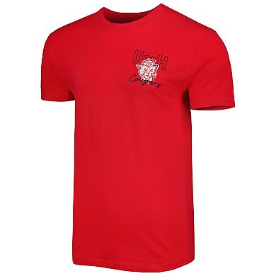 Men's Red Houston Cougars Through the Years T-Shirt