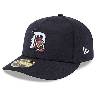 Men s New Era Navy Detroit Tigers 2023 Clubhouse Low Profile 59FIFTY Fitted Hat