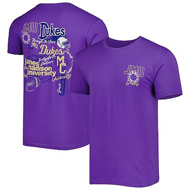 Men's Purple James Madison Dukes Through the Years T-Shirt